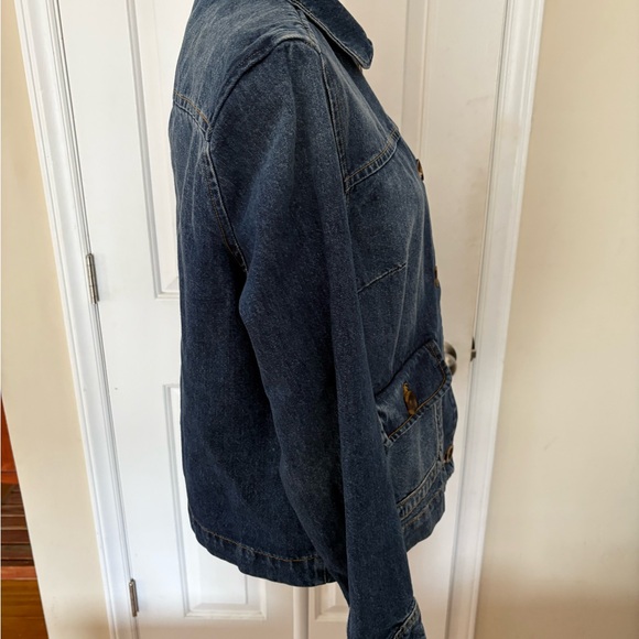 Boden blue denim button-up jacket - Picture 9 of 14